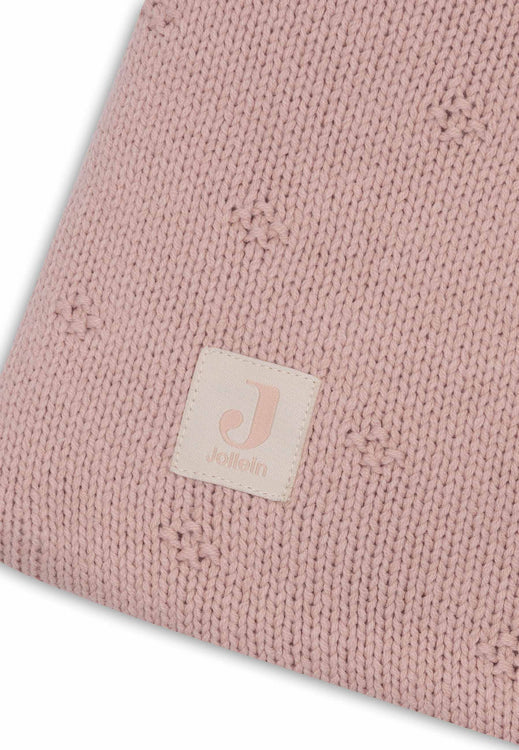 Jollein Krabbeldecke 75x95 cm Cosy Knit Wild Rose