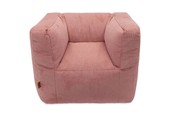 Jollein Kindersessel Sitzsack Corduroy - Wild Rose