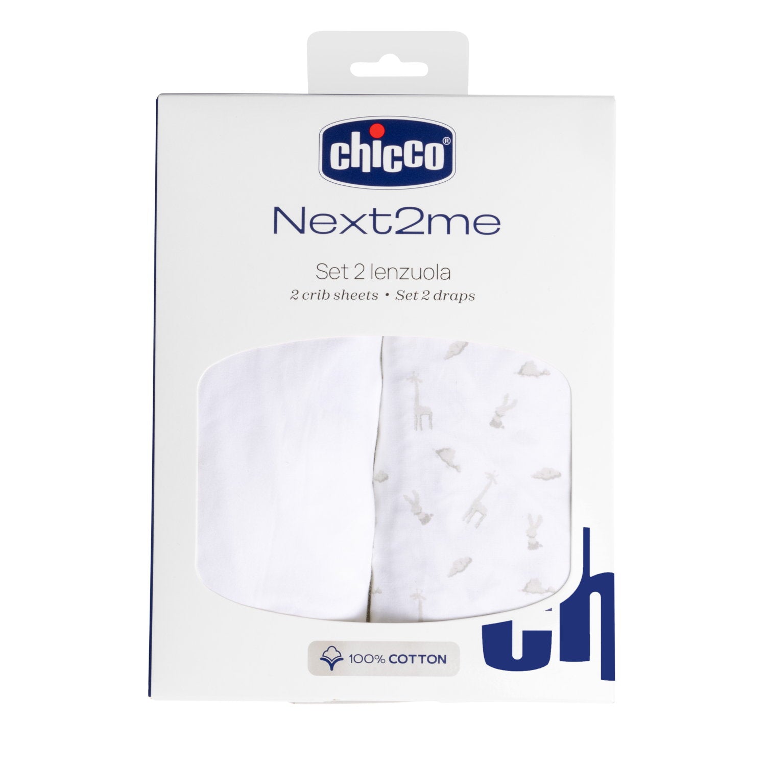 Chicco 2er Spannbettlaken Next2me