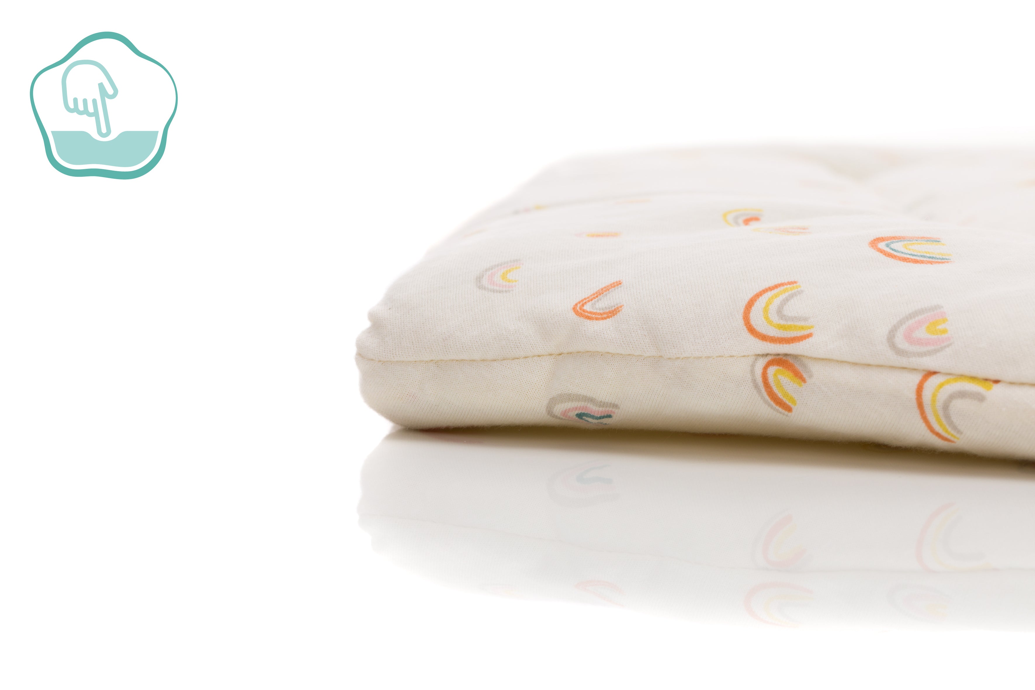 Fillikid Laufgittereinlage 6-ecker Jersey - rainbow beige