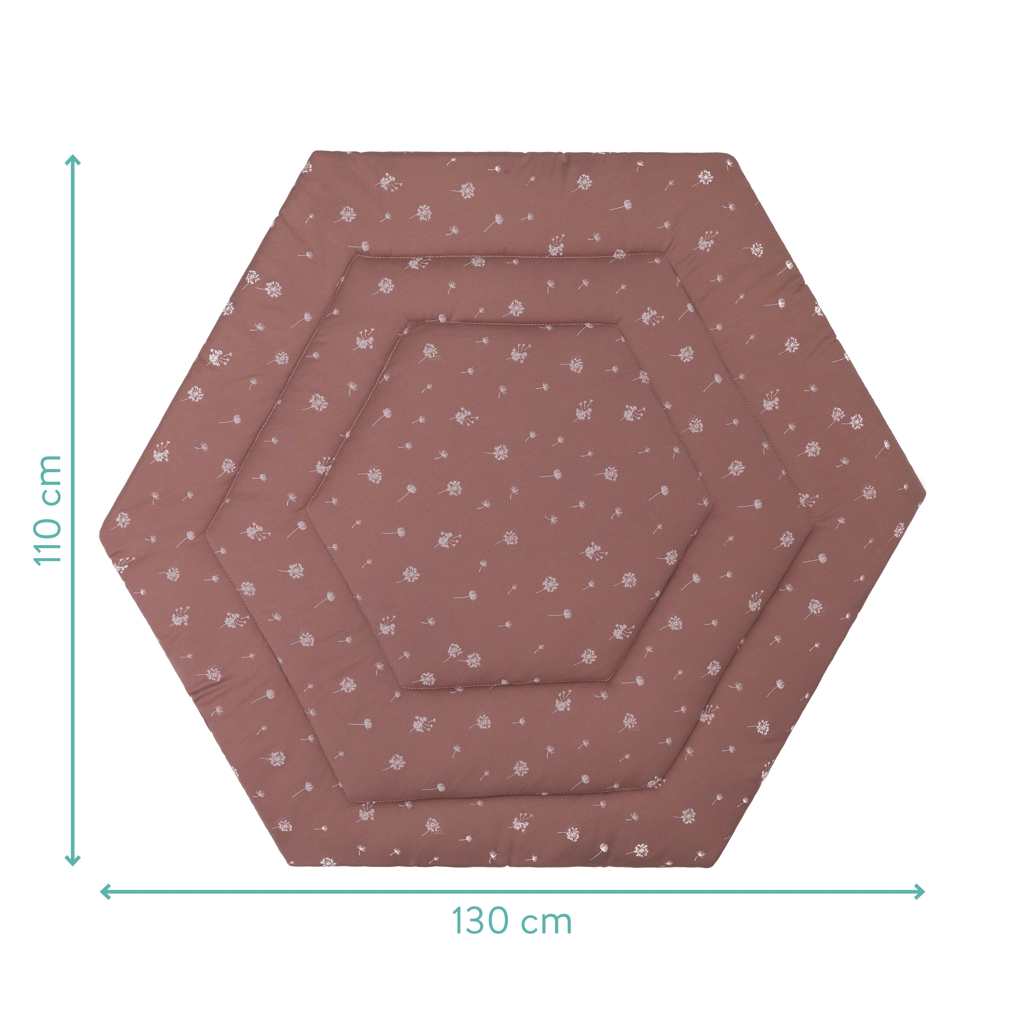 Fillikid Laufgittereinlage 6-ecker Jersey - pusteblume rosa