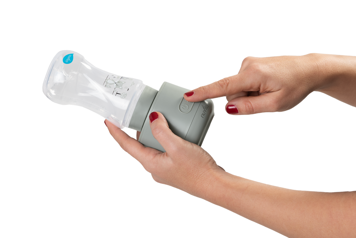 Nuvita aufladbarer Flaschenwärmer für unterwegs inkl. 6 Adapter