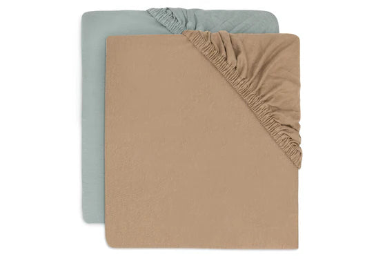 Jollein Spannbettlaken Jersey 70/75 x 140/150cm - 2 Stück