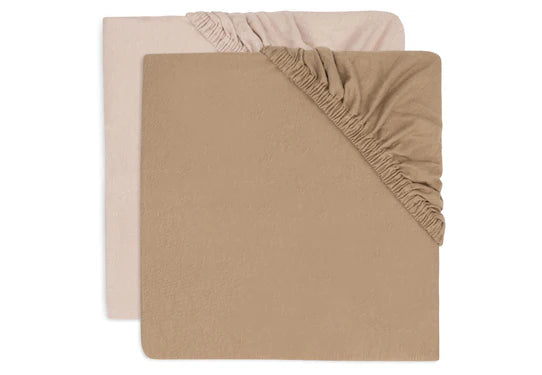 Jollein Spannbettlaken Jersey 70/75 x 140/150cm - 2 Stück