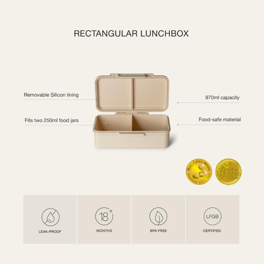 Citron Lunchbox rechteckig