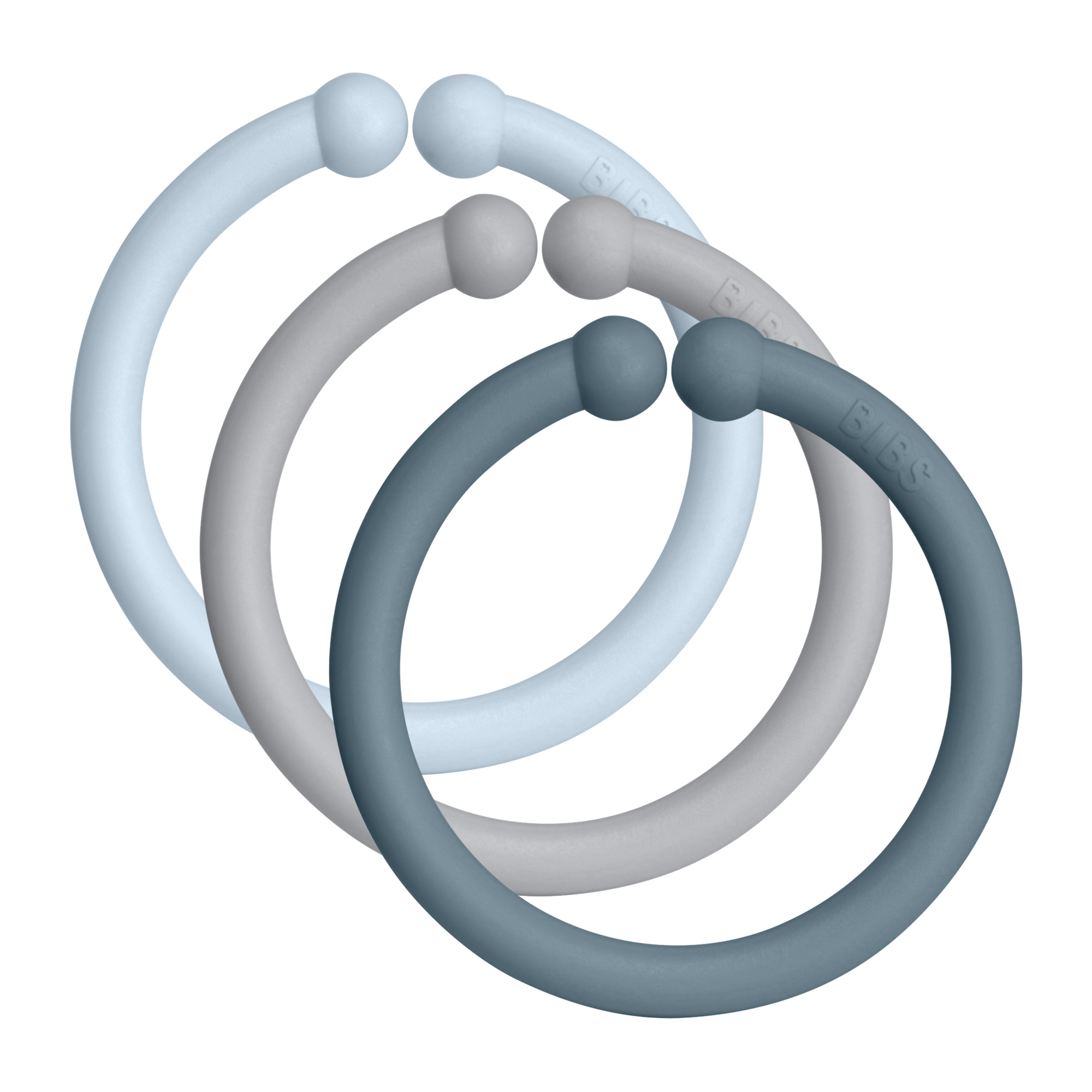 BIBS Kinderwagenkette Loops 12-teilig
