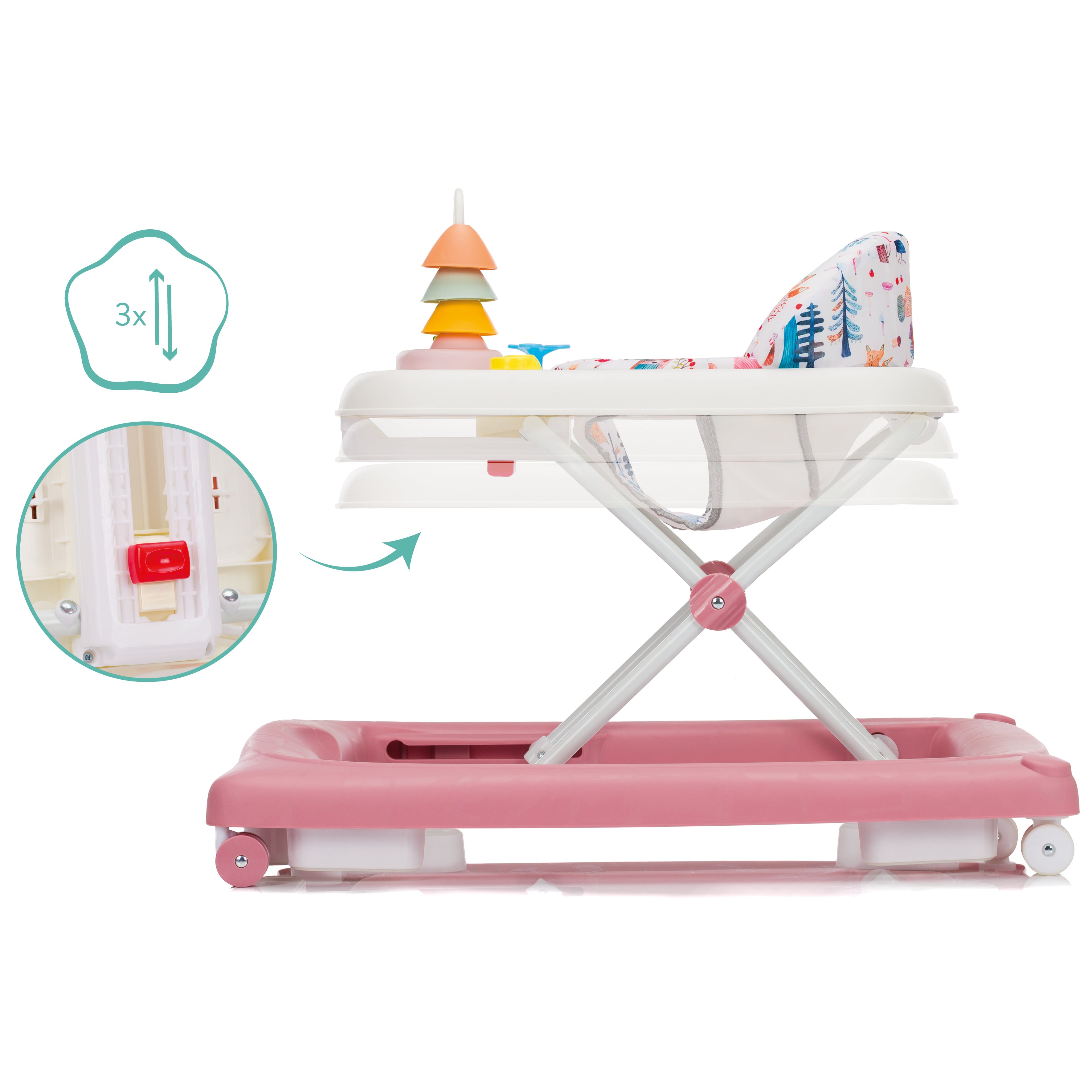 Fillikid Lauflerngerät rosa