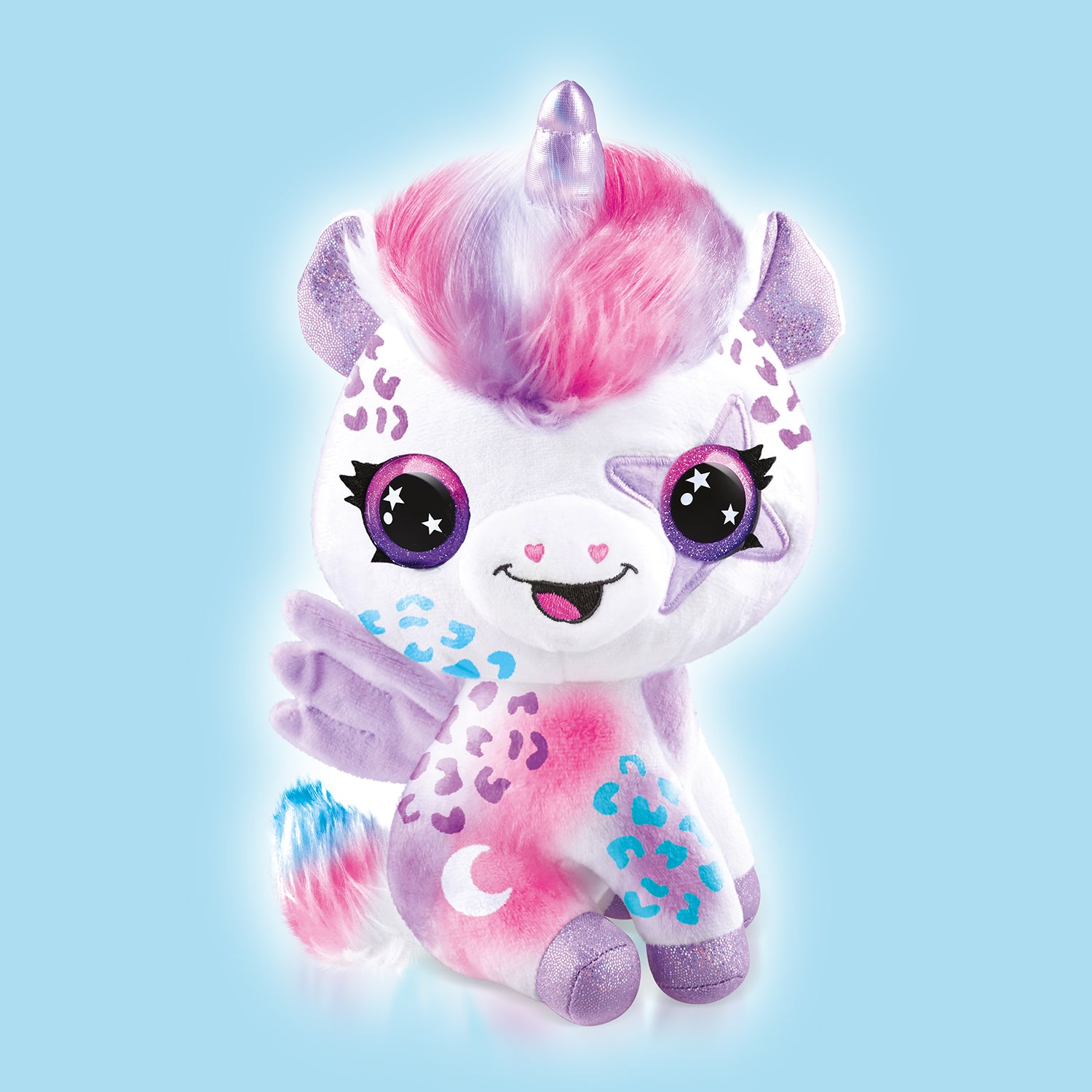 PAKA Airbrush Plush Collector Glow in the dark Unicorn