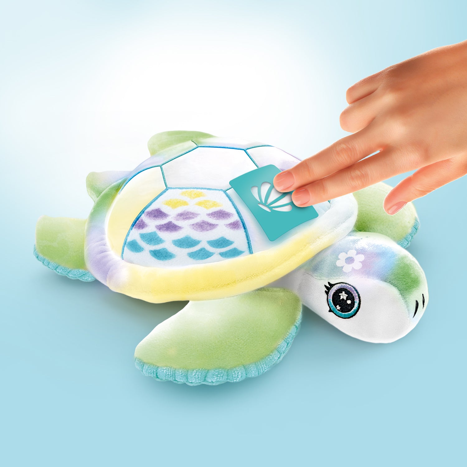PAKA Airbrush Plush Nature - Green Turtle