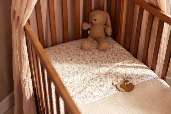 Jollein Bettlaken 150x120 cm - Bloomy