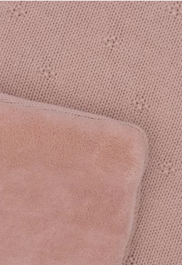 Jollein Krabbeldecke 75x95 cm Cosy Knit Wild Rose