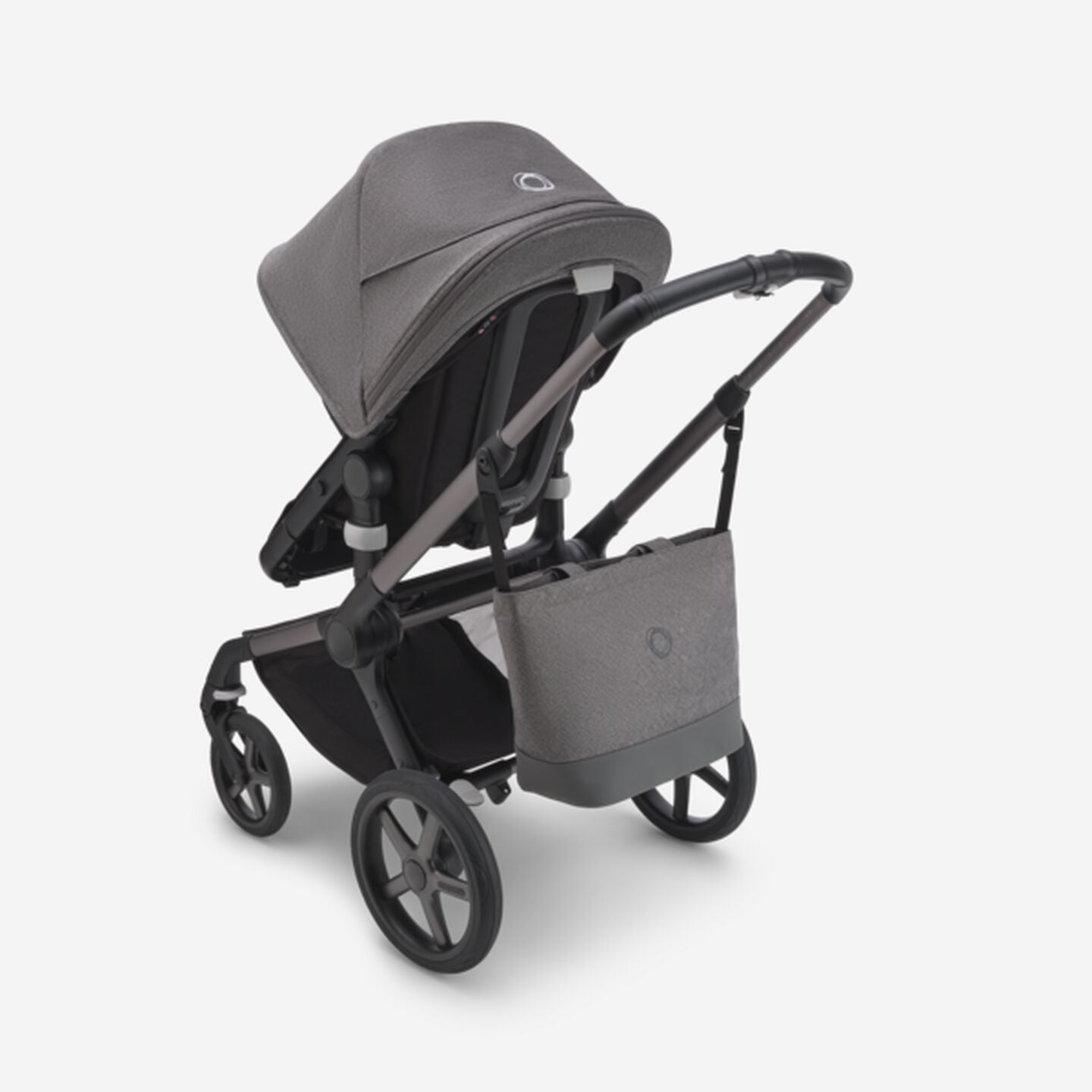 Bugaboo Wickeltasche grau melliert