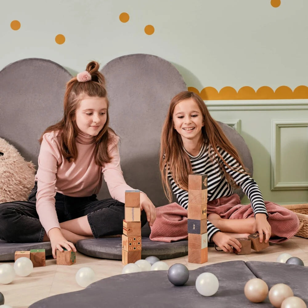 "Flower Paradise" Spielmatte - Blume 120x120 - Samt