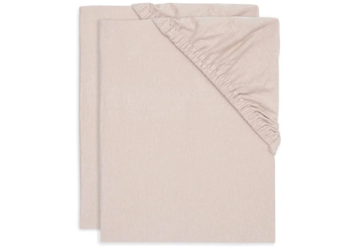 Jollein Spannbettlaken Jersey 40/50x80/90cm - 2 Stück