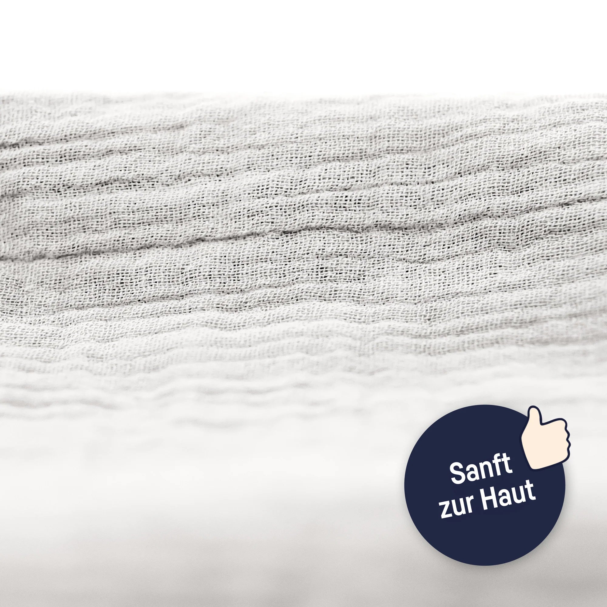 Julius Zöllner Bettschlange Musselin Ivory