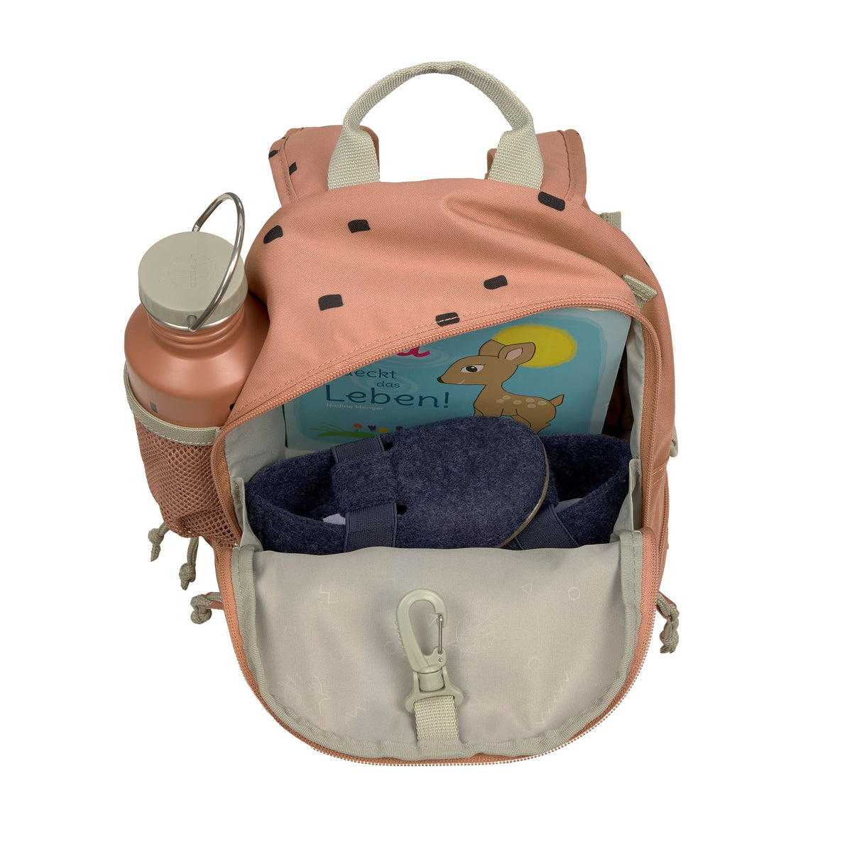 Lässig Kindergartenrucksack - Mini Backpack, Happy Prints Karamell
