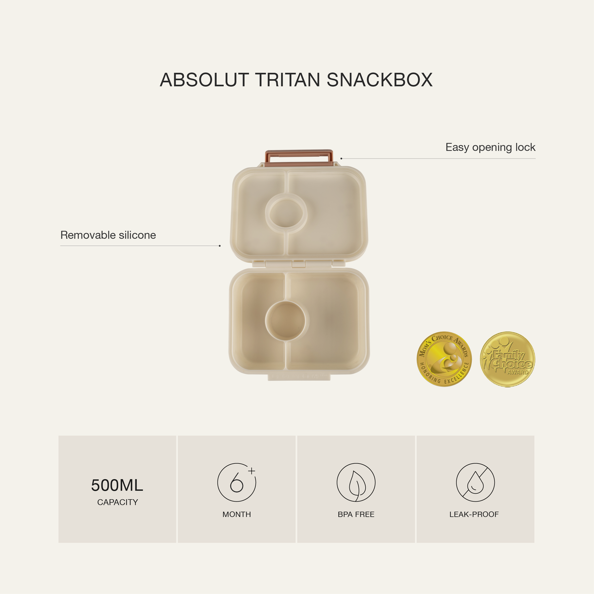 Citron Snackboxes Mini Tritan