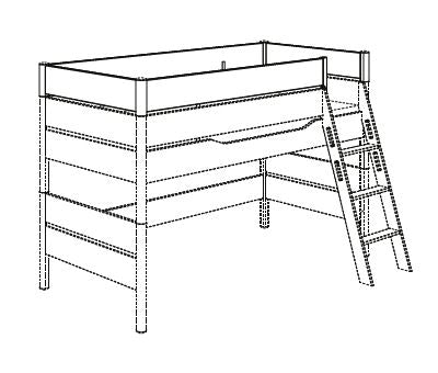 PAIDI YLVIE Sicherheits-Ergänzungen für Spiel-, Hoch- und Etagenbetten