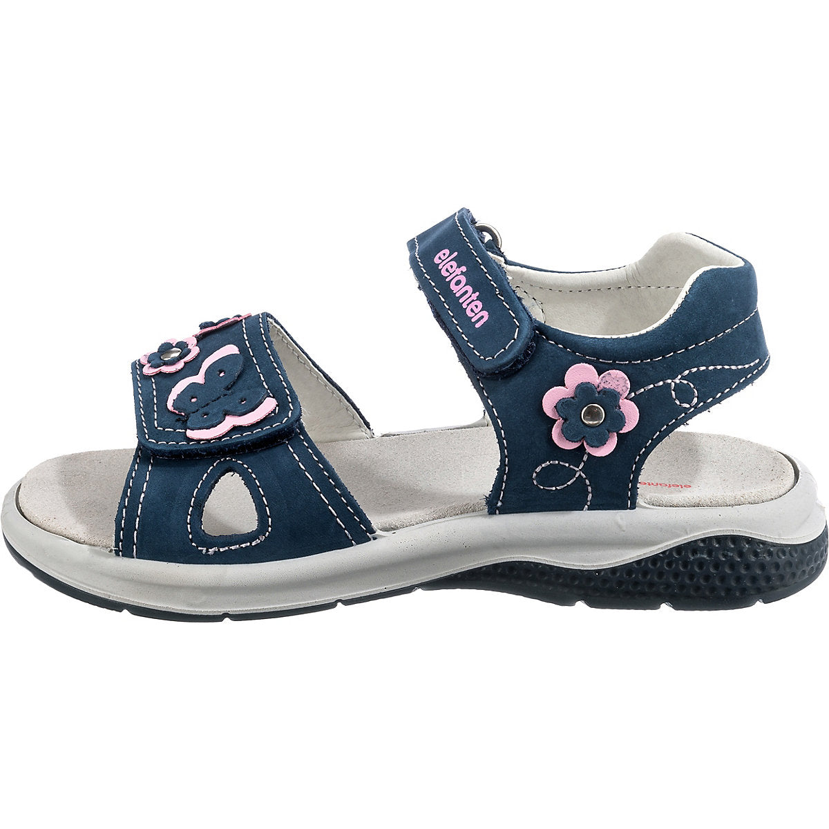 Elefanten Klett-Sandalen FUNNY FIONA in blau-rosa