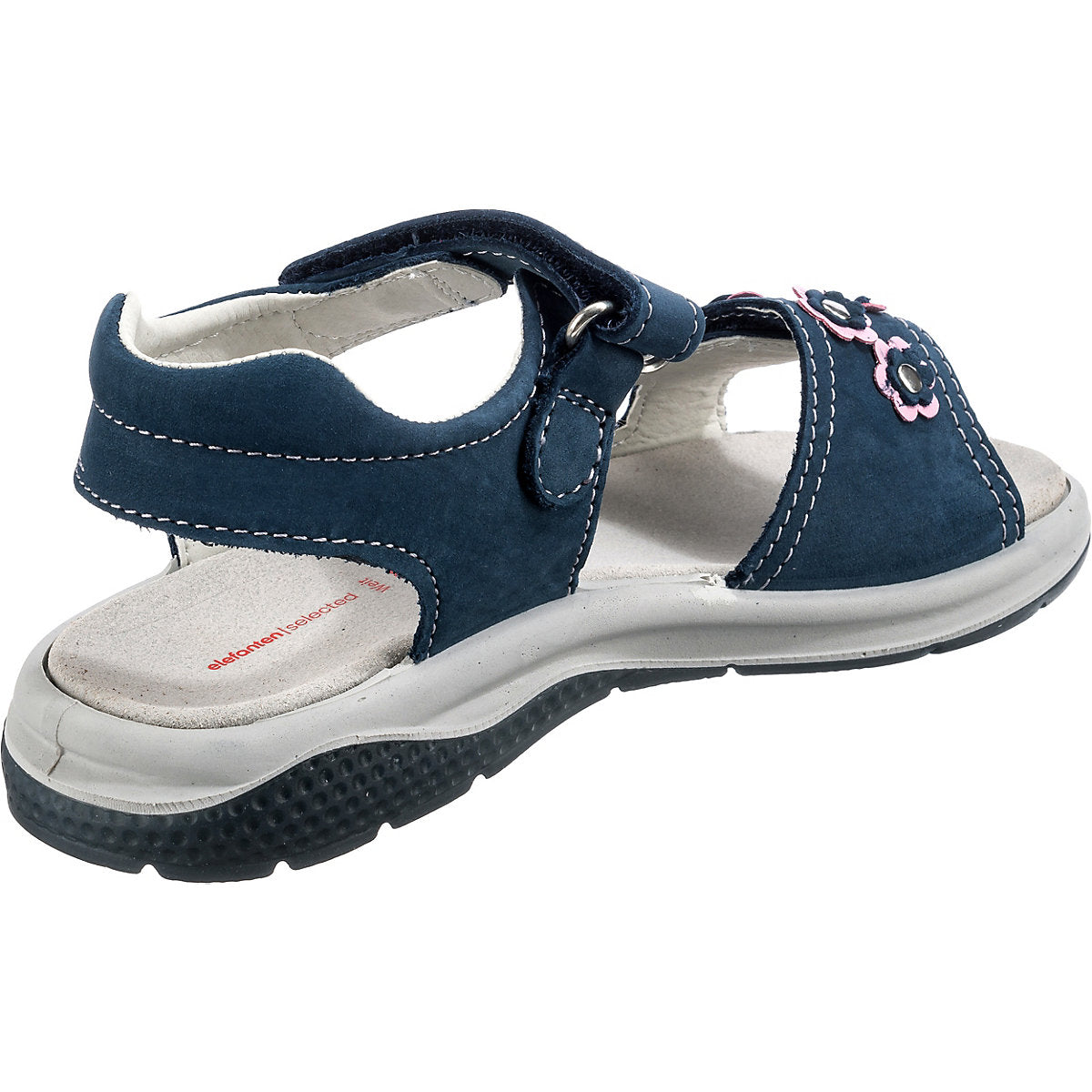 Elefanten Klett-Sandalen FUNNY FIONA in blau-rosa