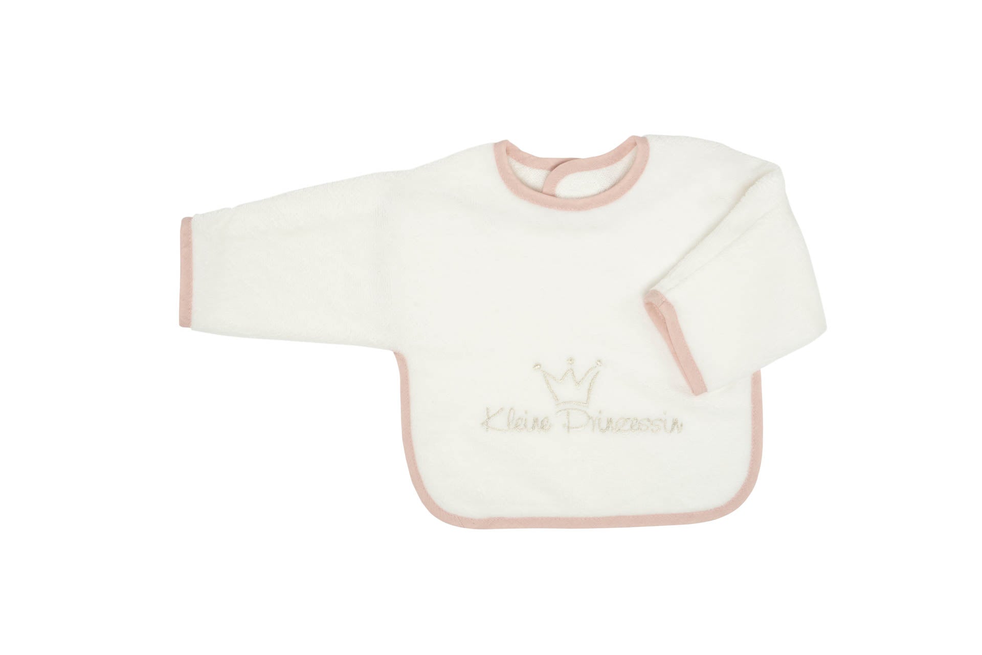 BeBe's Collection Ärmel Lätzchen mit Klett Kleine Prinzessin