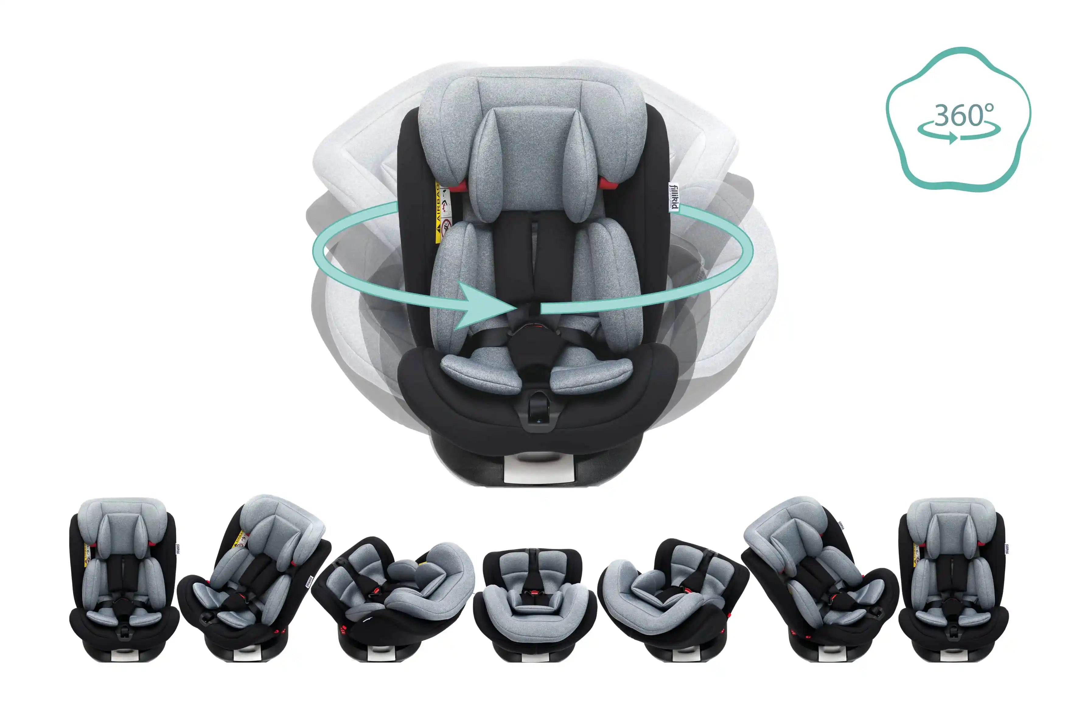Fillikid Kindersitz Leo360° Grösse 0/1/2/3