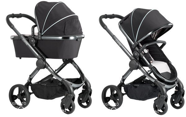 Icandy inte kinderwagen grau