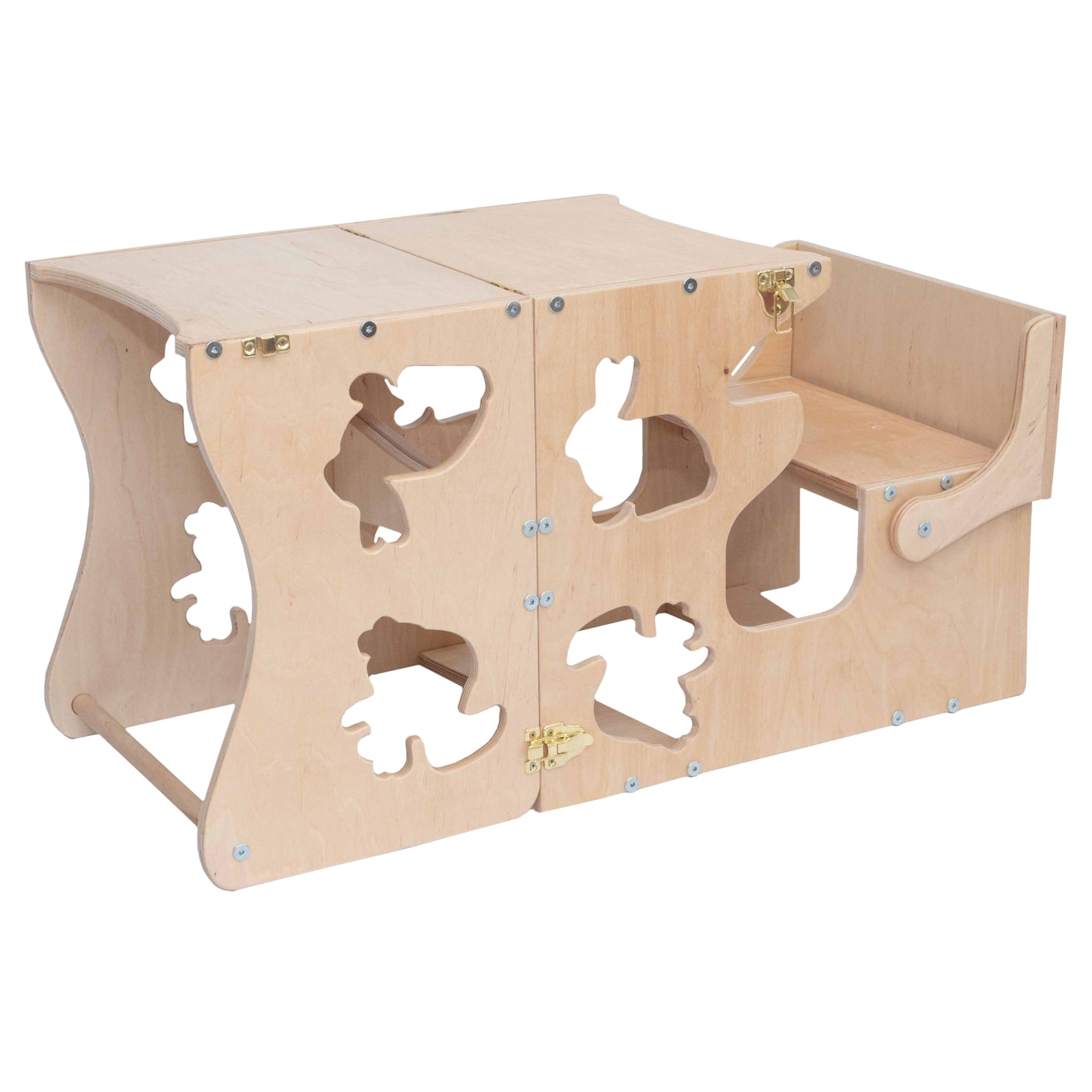 WOODANDHEARTS Lernturm Tiere