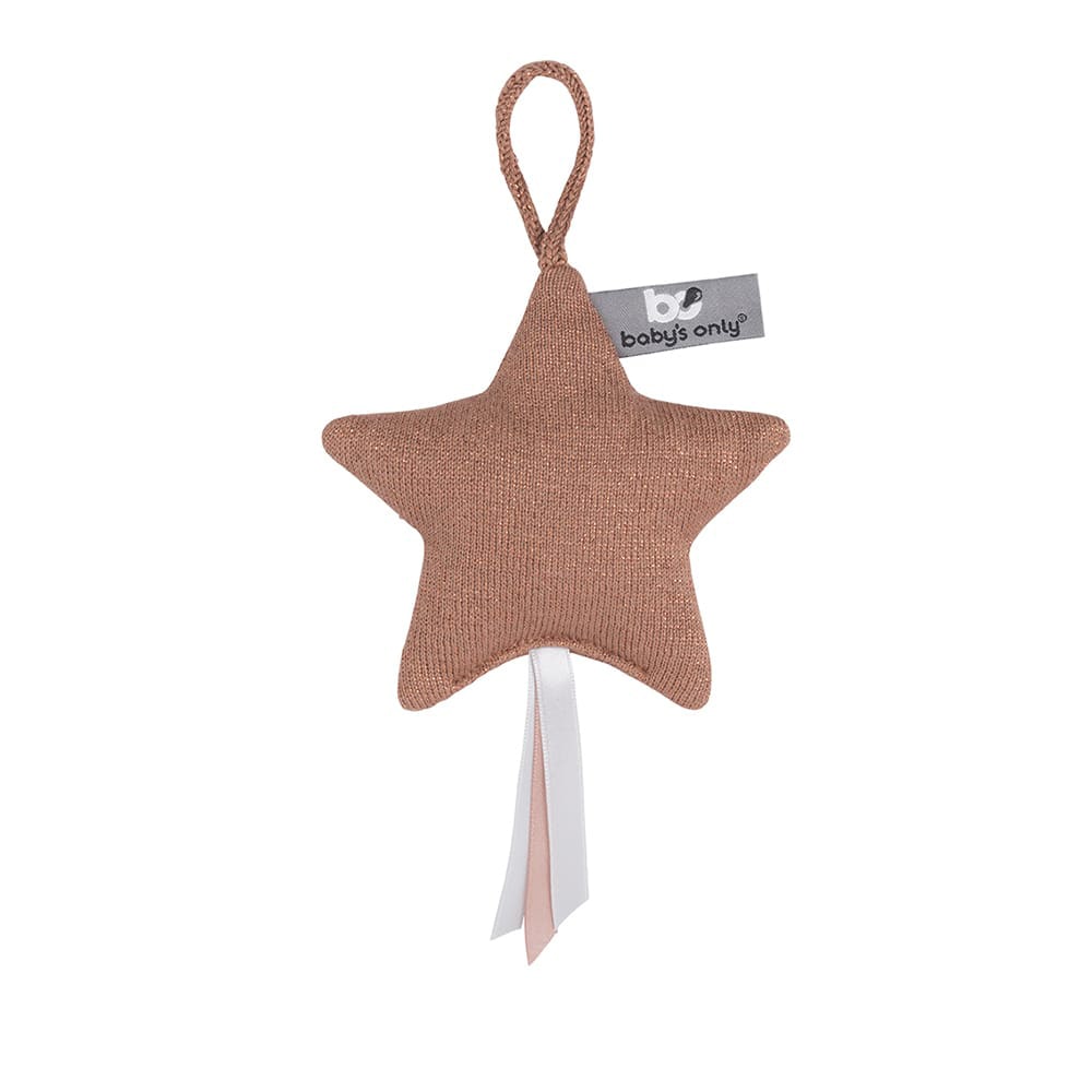 Baby's Only Dekoanhänger Stern Sparkle copper-honey melee