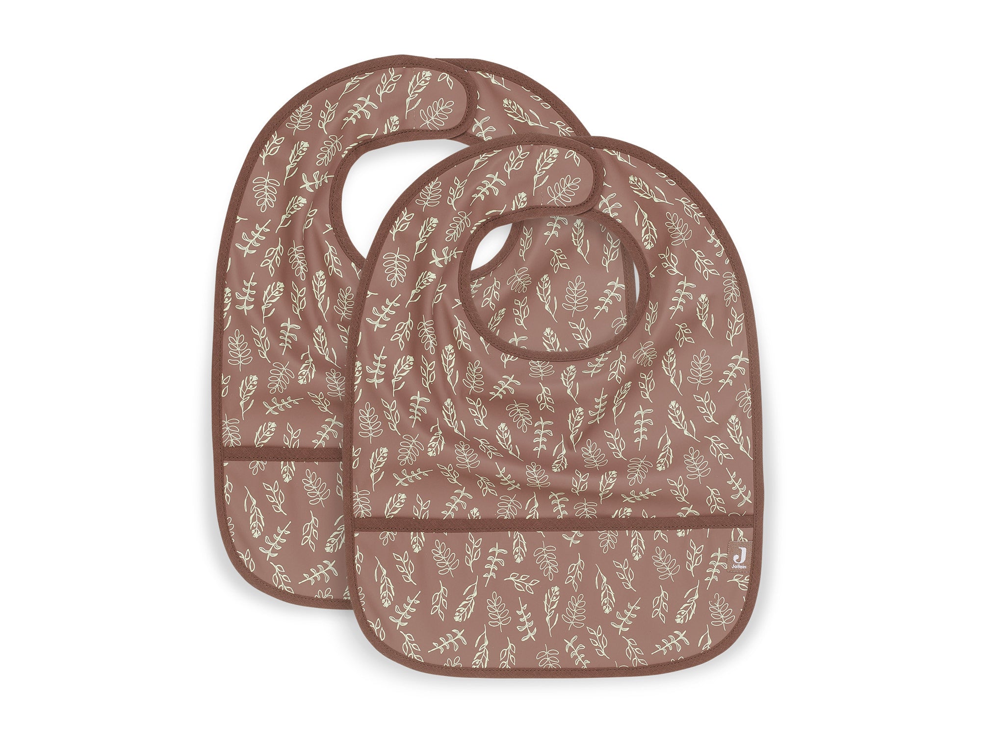 Jollein Lätzchen wasserdicht 2er Pack Meadow Chestnut
