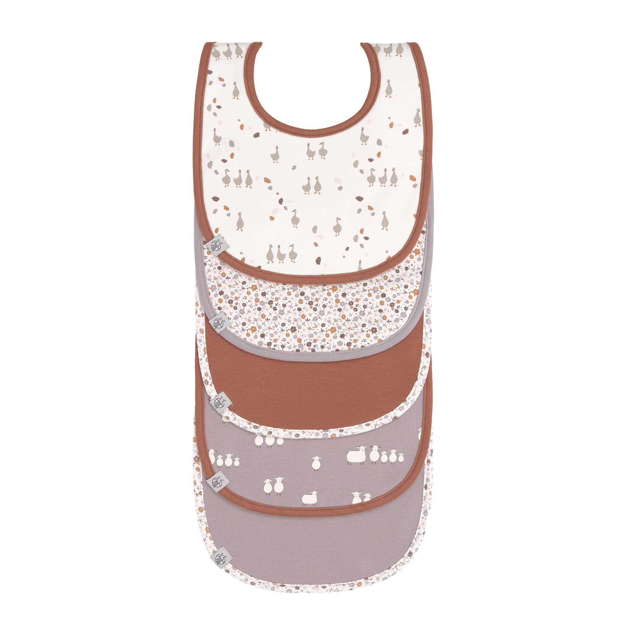 Lässig Lätzchen (5 Stk) Tiny Farmer Gans