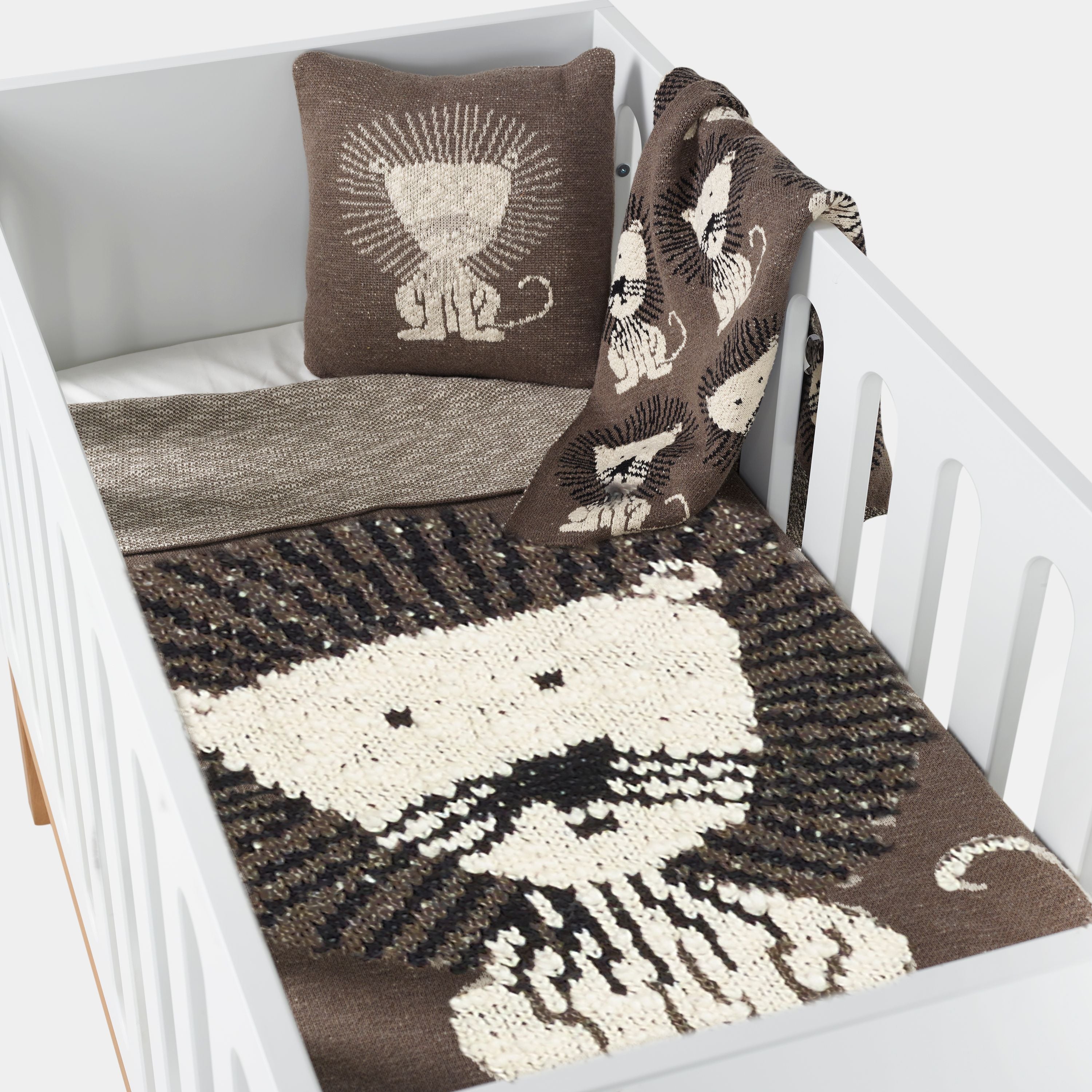 Quax Kuschelkissen 30 x 30cm gestrickt