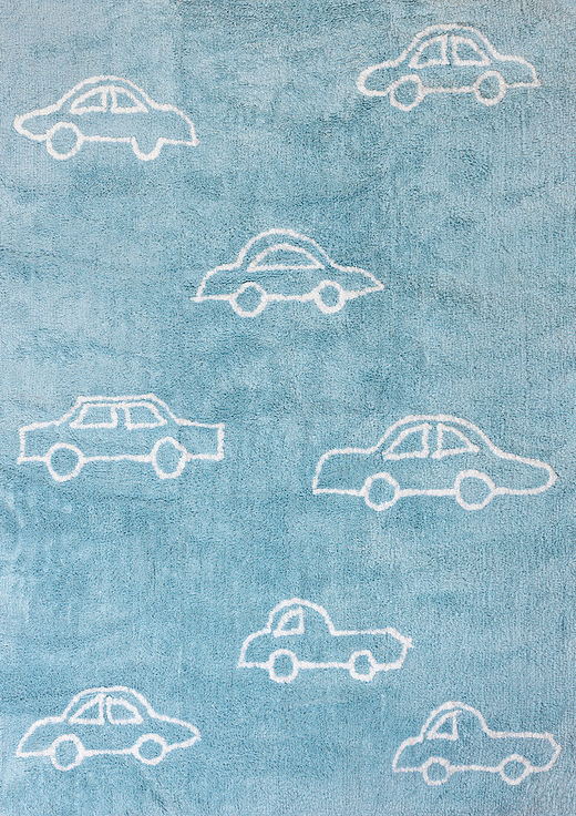 Baumwoll-Teppich Car 120x160cm