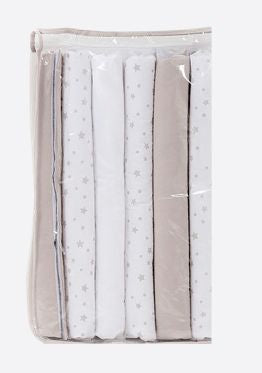 Treppy Safety Vertical Crib Liners Beige