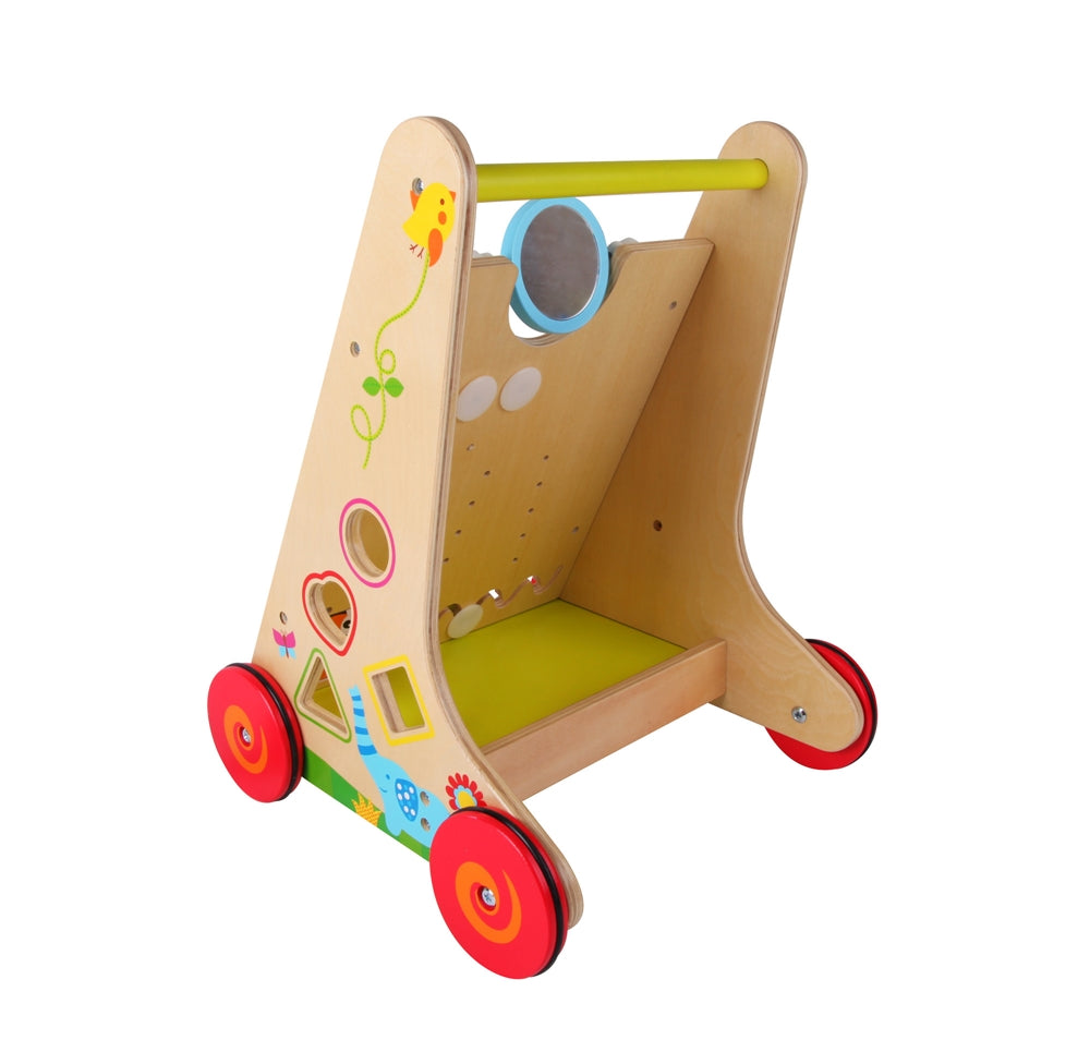 CLASSIC WORLD Lernlaufwagen bunt aus Holz *SALE*