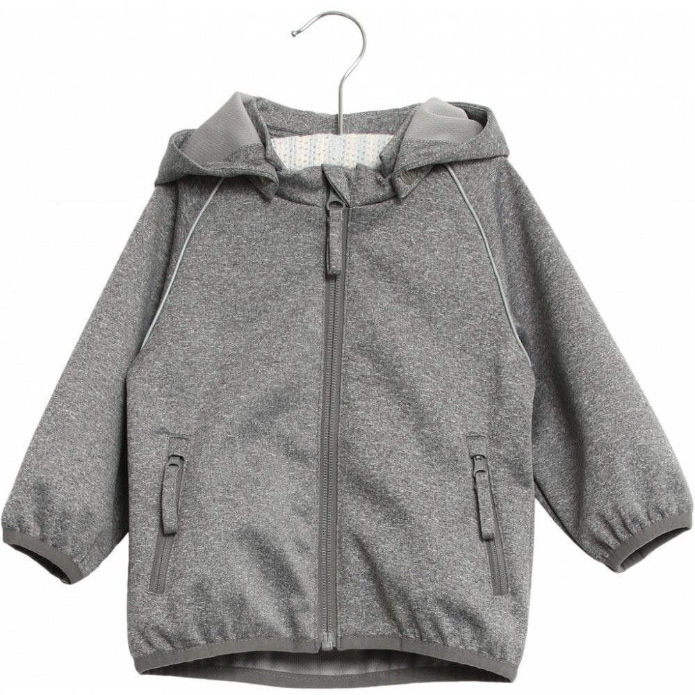 Wheat Softshelljacke Carlo melange grey