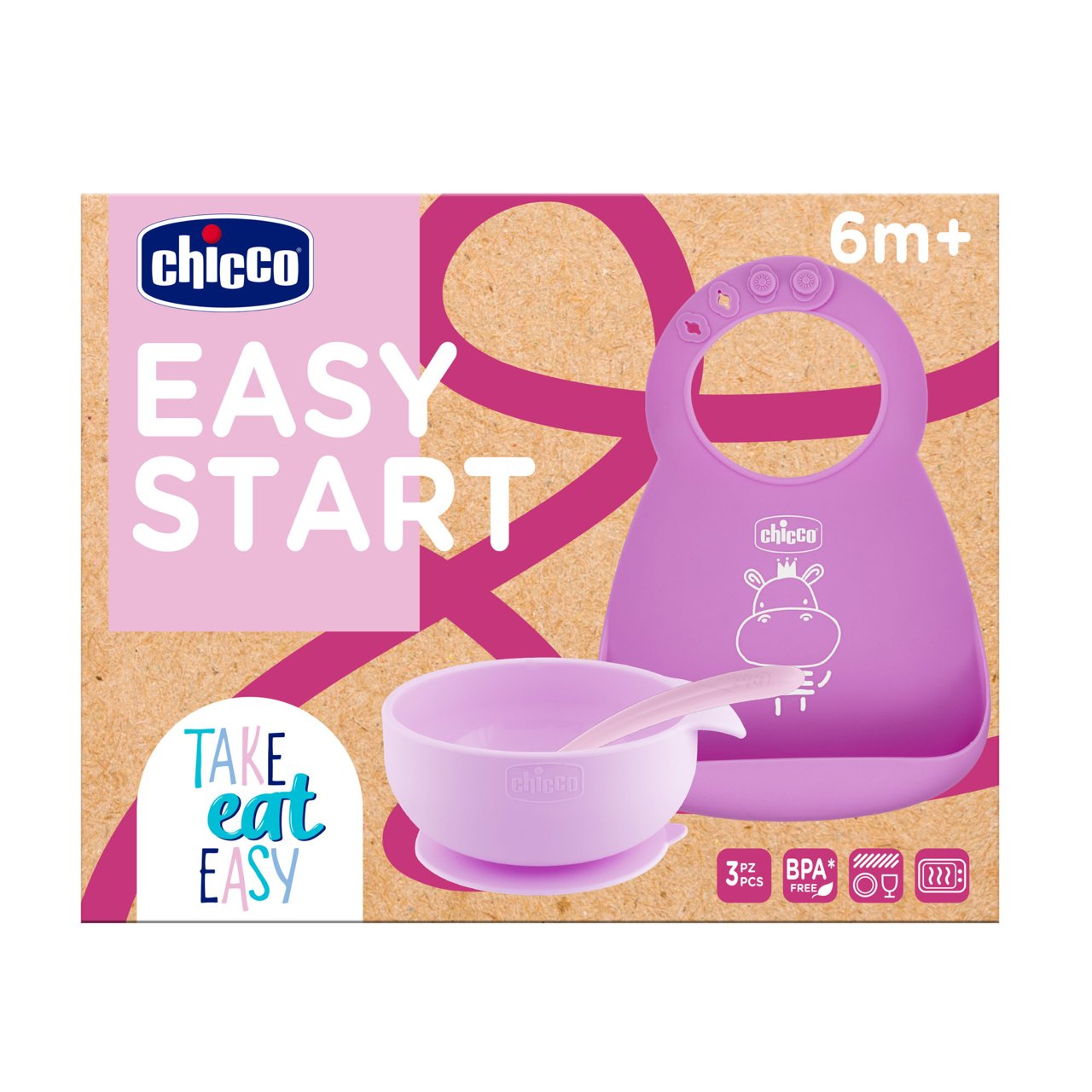 Chicco Mahlzeiten-Set Silikon