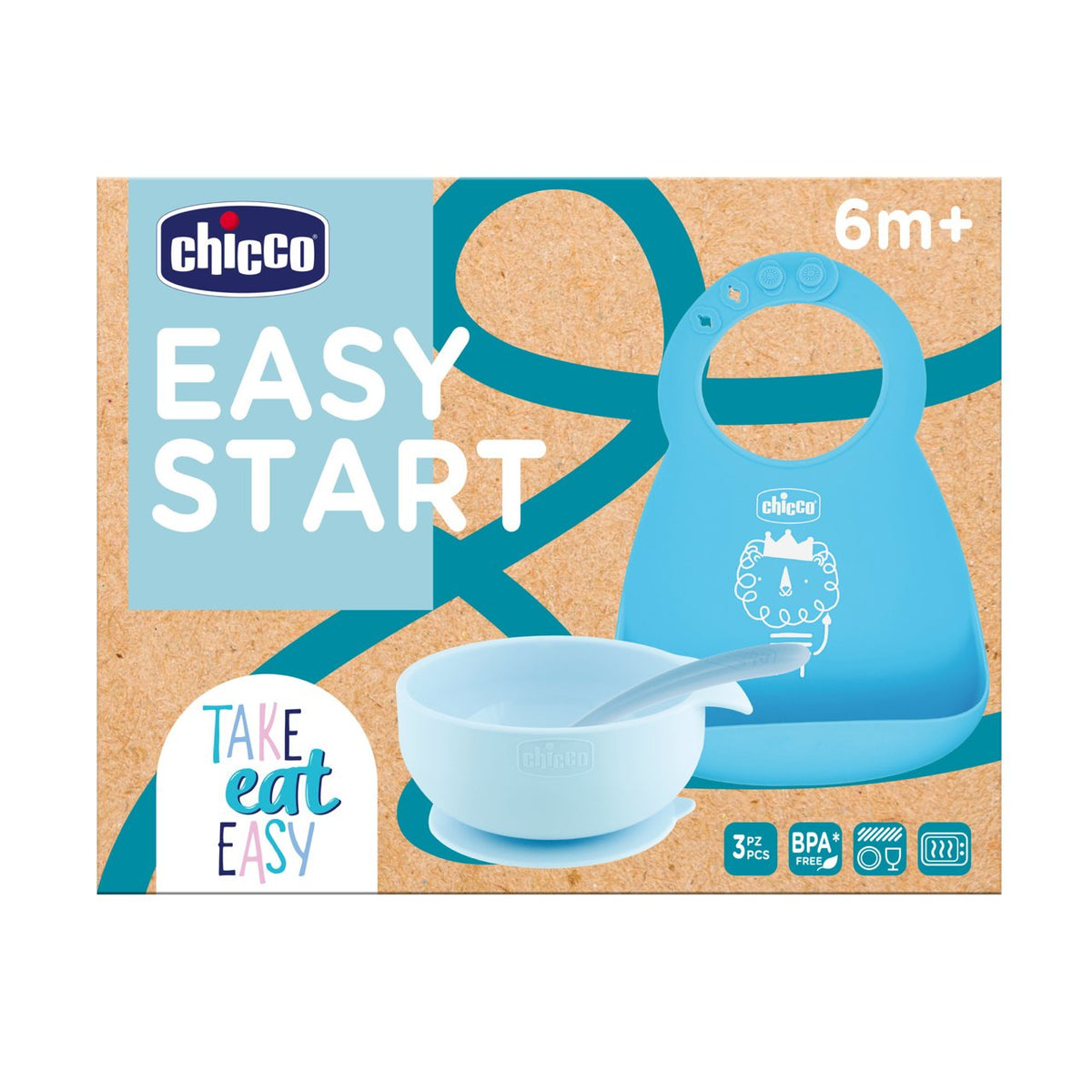 Chicco Mahlzeiten-Set Silikon
