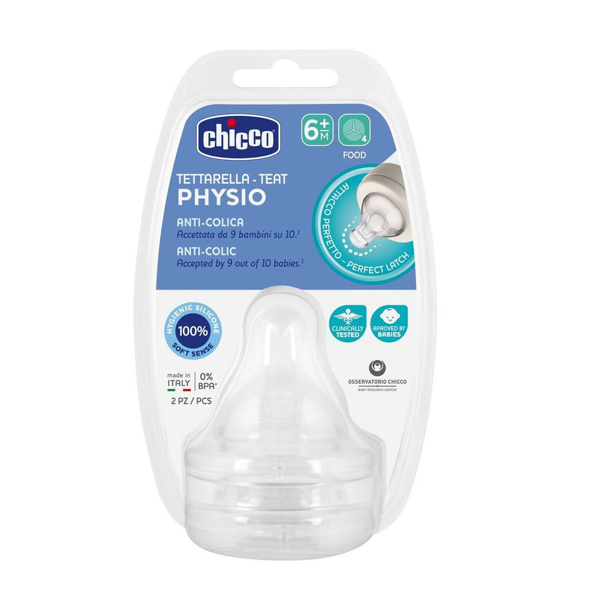 Chicco Flaschensauger Perfect 5 Silikon