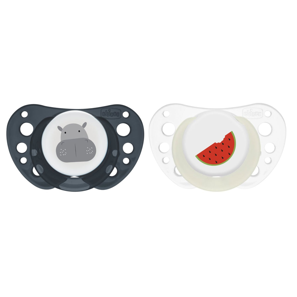 Chicco Nuggi PhysioForma Air leuchtend 16-36M 2Stk.