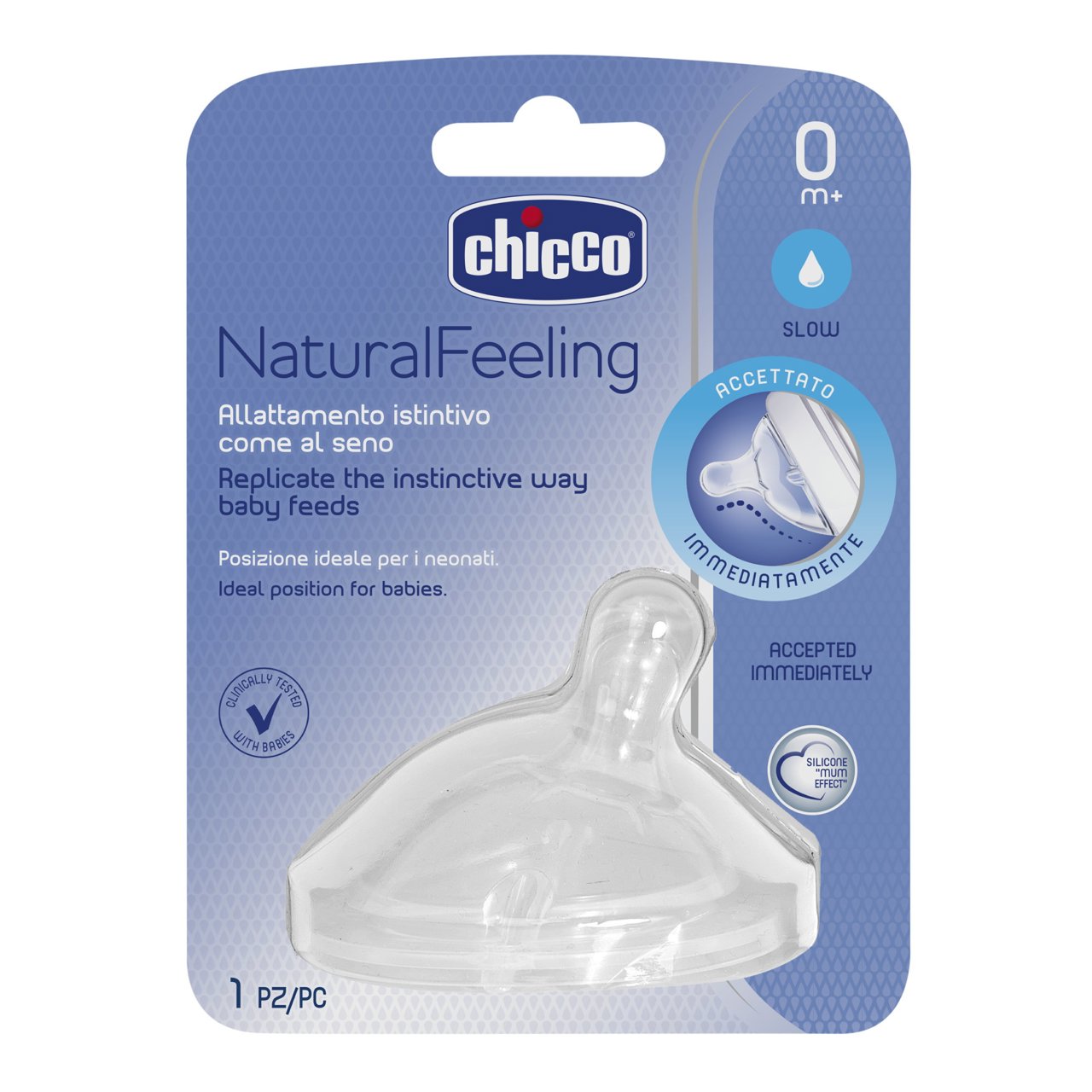 Chicco Flaschensauger Natural Feeling Silikon