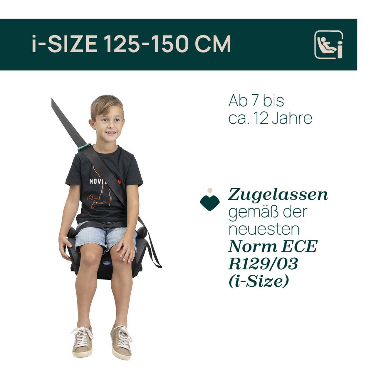Chicco Autositz Quasar Fix i-Size (125-150 cm)