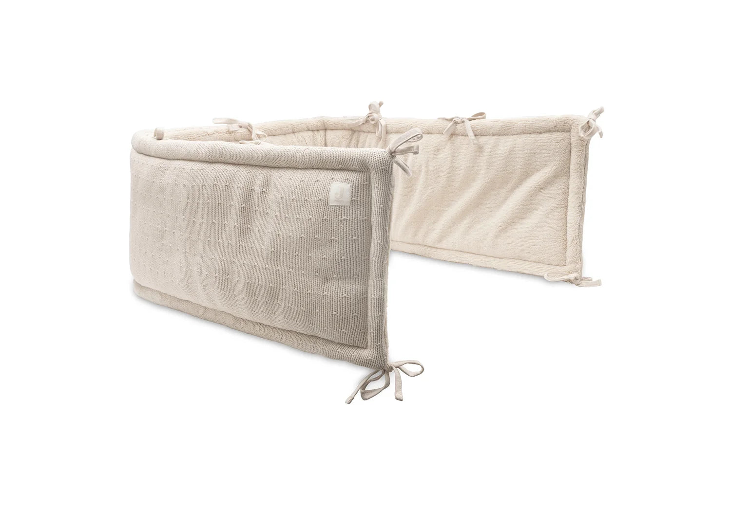 Jollein Laufgitter/Bettumrandung - Sprinkle Knit Sand