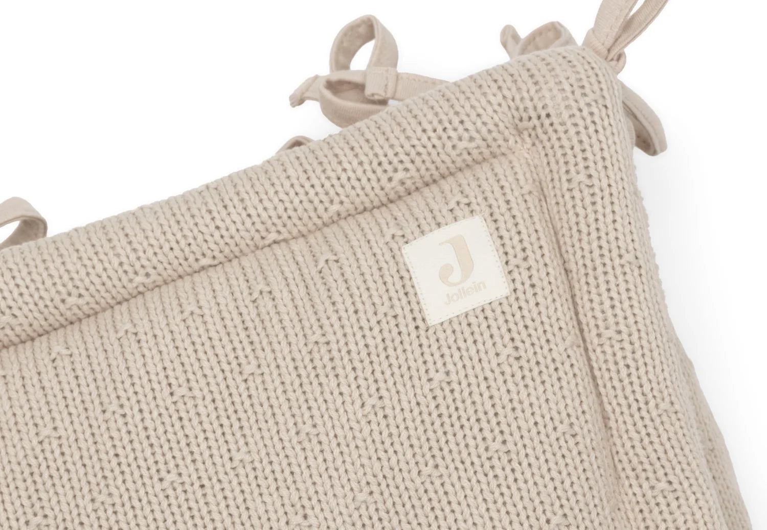 Jollein Laufgitter/Bettumrandung - Sprinkle Knit Sand