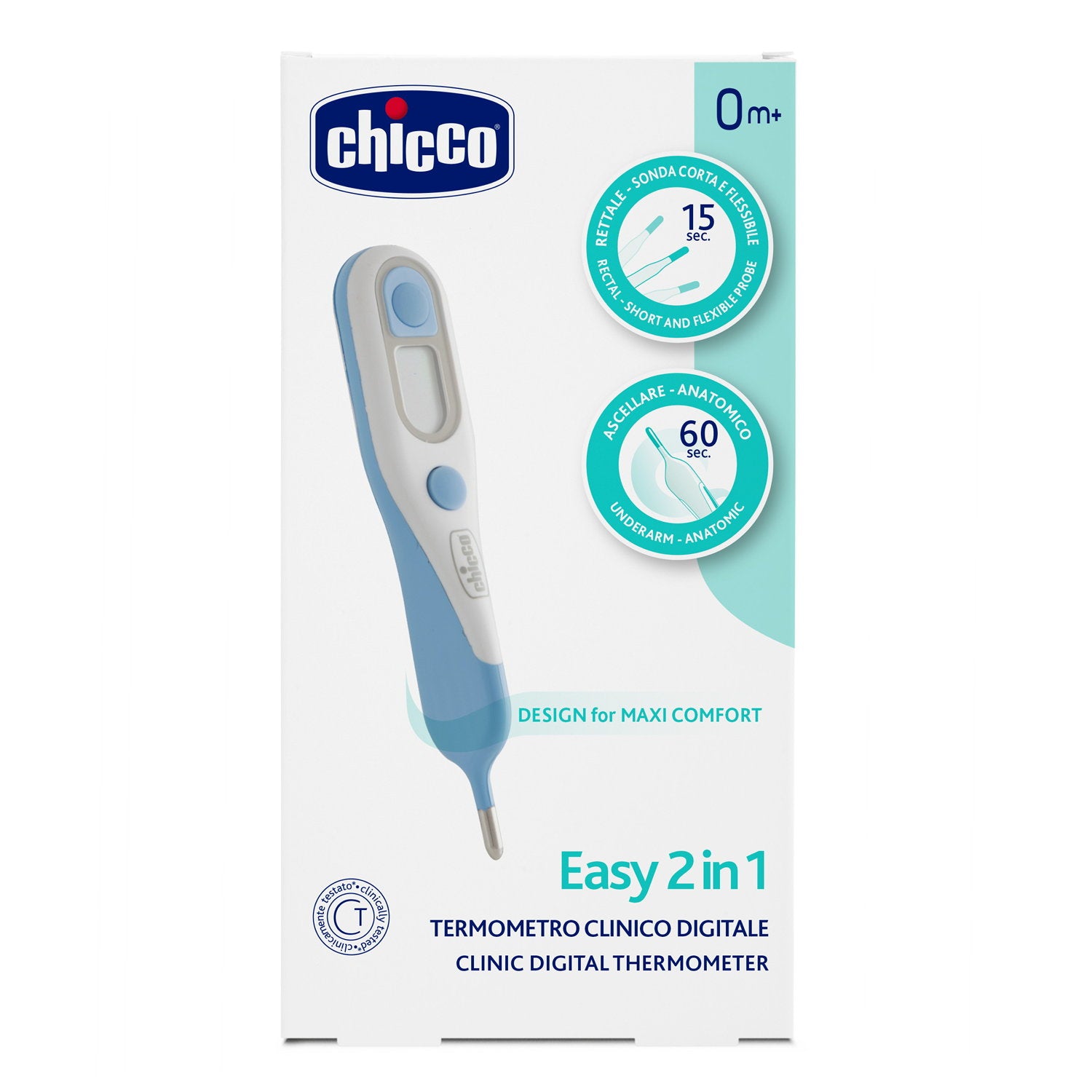 Chicco Digitales Fieberthermometer Easy 2in1