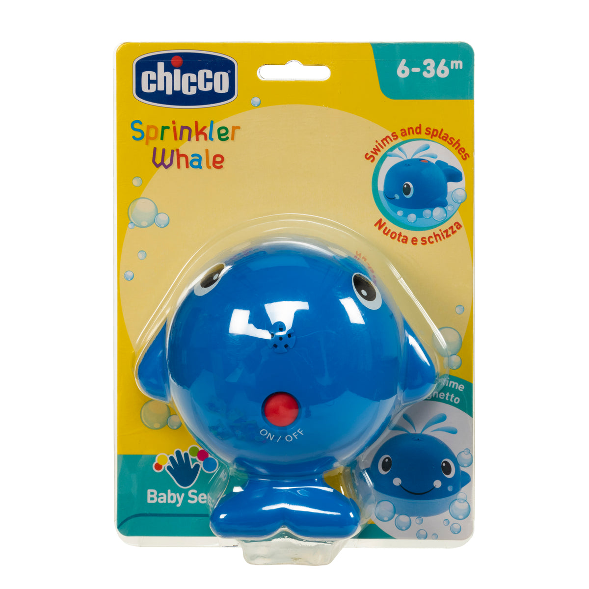 Chicco Badespielzeug Spritzender Wal