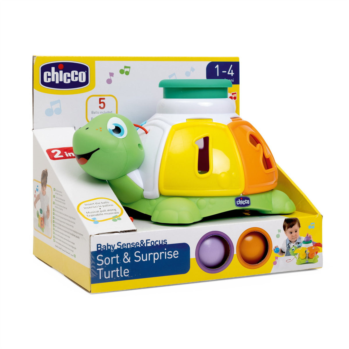 Chicco Ziehtier 2in1 Schildkröte