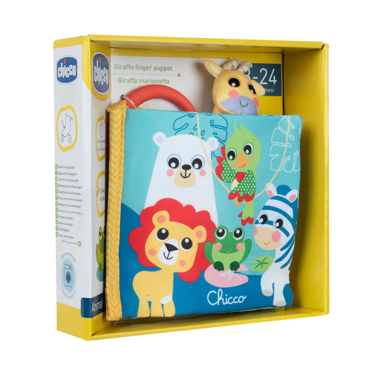 Chicco Stoffbuch Tiere