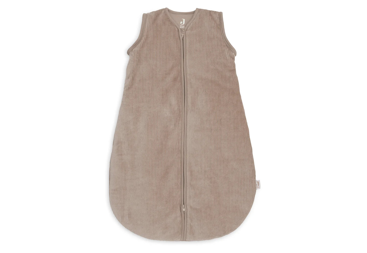 Jollein Schlafsack mit abnehmbaren Ärmeln rund - Rib Milky Coffee
