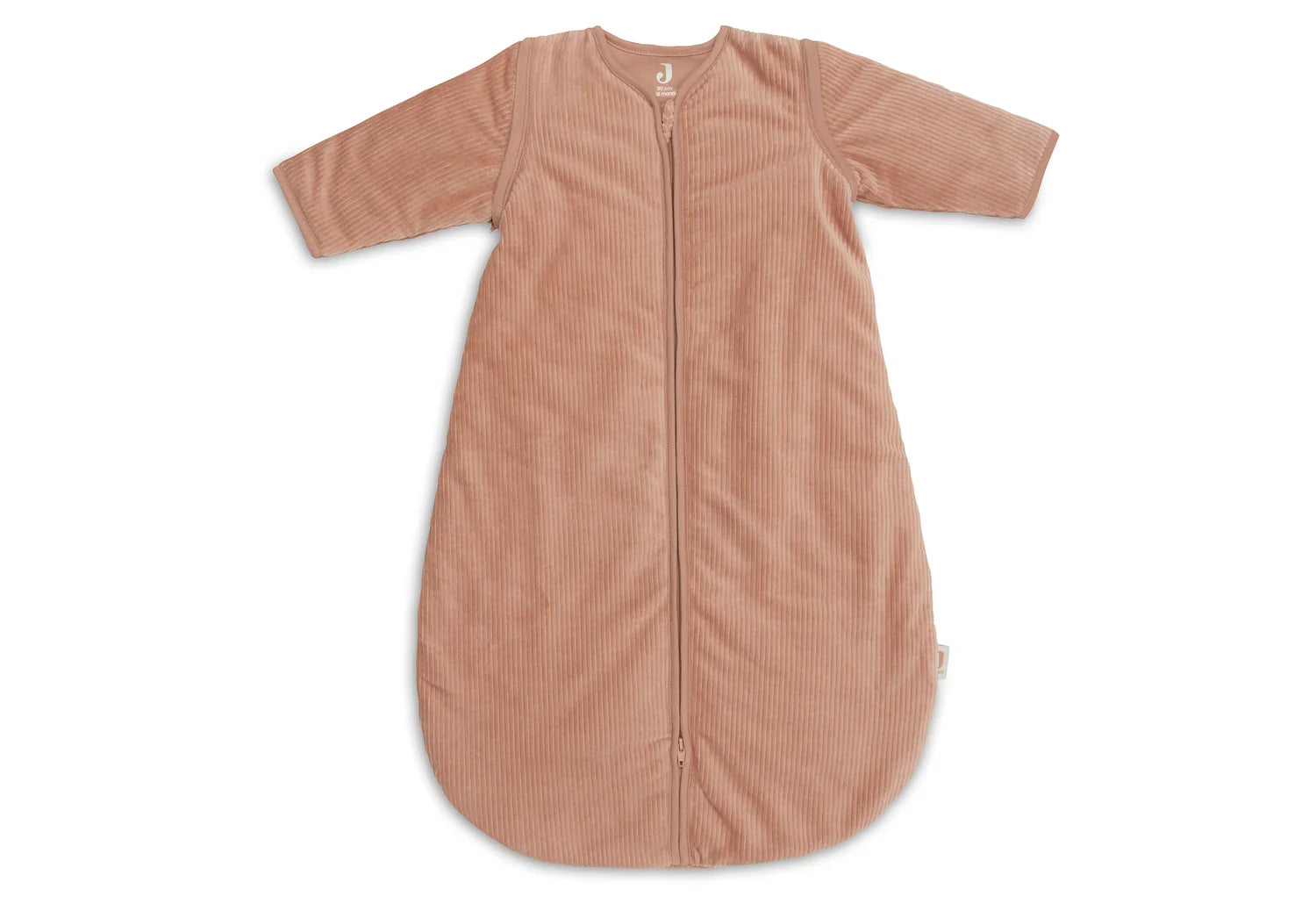 Jollein Schlafsack mit abnehmbaren Ärmeln rund - Rib Light Terra